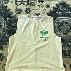 Kids White Tank Top